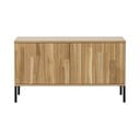 TV stolík v dekore duba v prírodnej farbe 100x56x44 cm Gravure – WOOOD