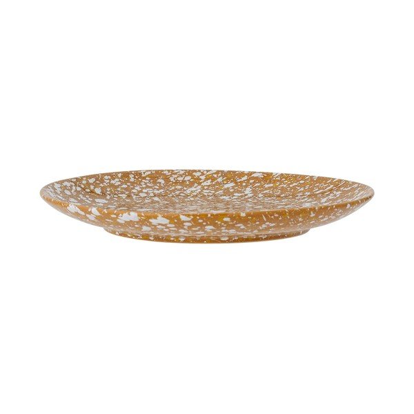 Oranžovo-biely kameninový tanier Bloomingville Carmel, ø 26 cm-image-2
