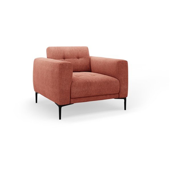 Kreslo v tehlovej farbe Bemy – Micadoni 