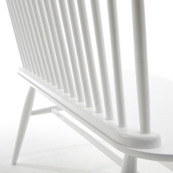 Biela sedacia lavica z kaučukového dreva Kave Home Slover, 120 × 53 cm-image-4