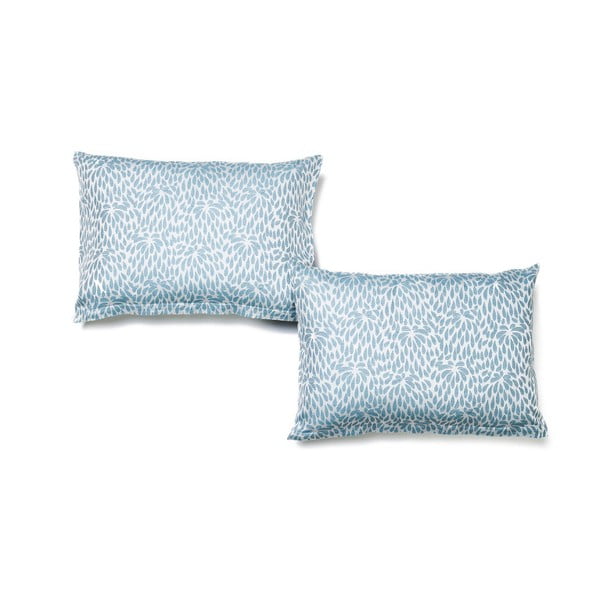 Svetlomodrá obliečka na vankúš z čistej bavlny Casa Di Bassi, 35 x 50 cm-image-2