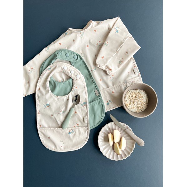 Béžové silikónové detské misky v súprave 2 ks ø 13,5 cm Earth – Cam Cam Copenhagen-image-3