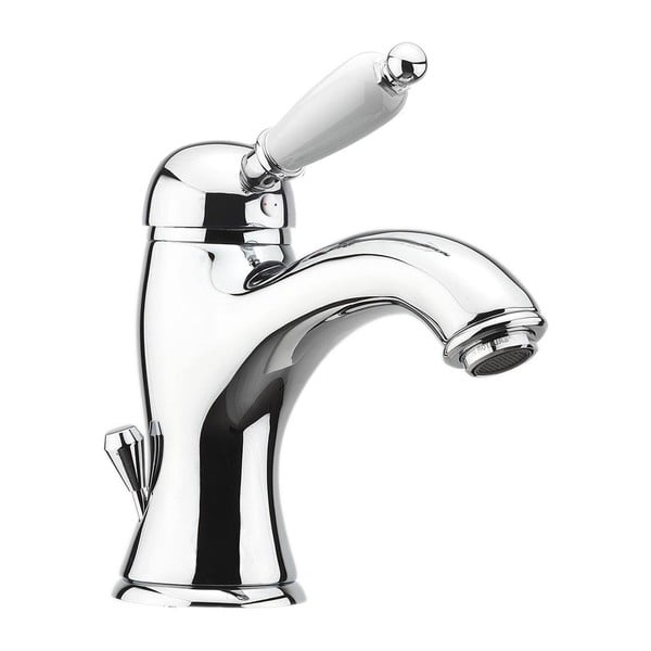 Stojančeková umývadlová batéria v striebornej farbe Kirké White – Sapho