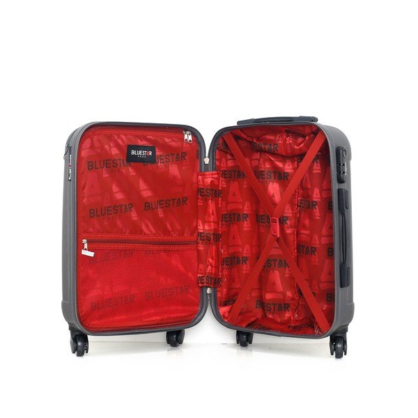 Sivý kufor na 4 kolieskach Bluestar San Diego-image-3