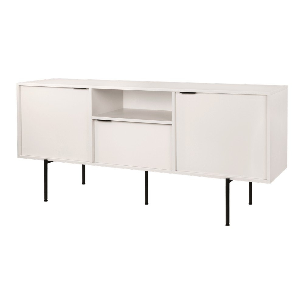 E-shop Sivobéžový TV stolík 180x79x50 cm Bau – noo.ma
