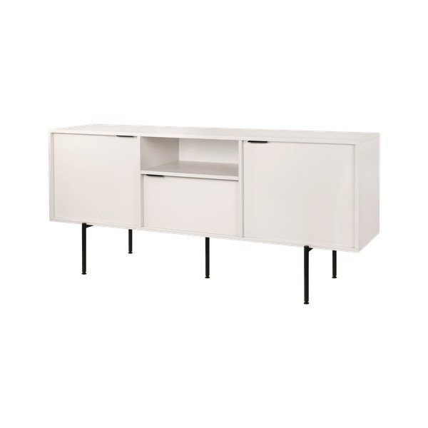 Sivobéžový TV stolík 180x79x50 cm Bau – noo.ma