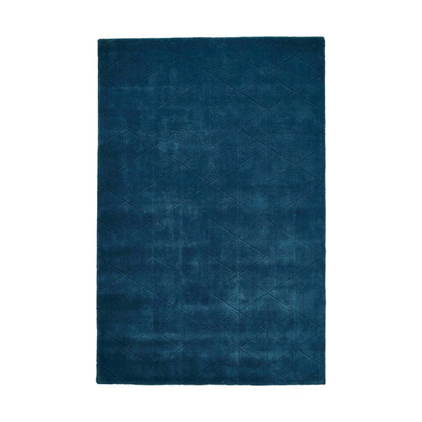 Modrý vlnený koberec Think Rugs Kasbah, 150 x 230 cm