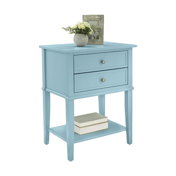 Svetlomodrý nočný stolík Franklin – Støraa-image-2