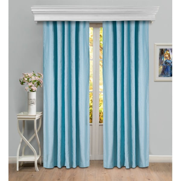 Sada 2 modrých závesov Marvella Curtain Panel, 150 x 200 cm