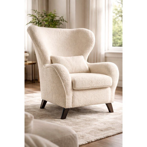 Béžové kreslo ušiak Miuform Miuf-image-1