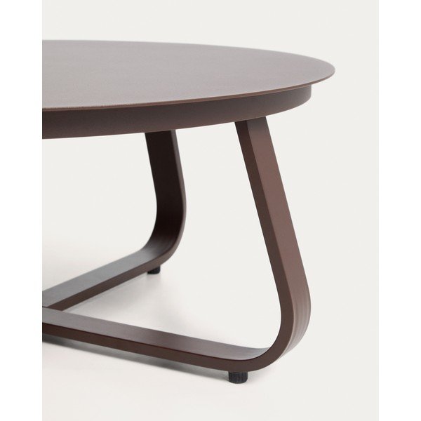 Kovový okrúhly Záhradný konferenčný stolík ø 80 cm Tamaris – Kave Home-image-2