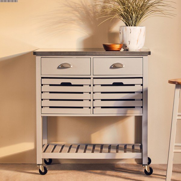 Servírovací stolík na kolieskach 46x86 cm Frankfurt – Premier Housewares-image-3