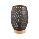 Čierna stolová lampa (výška  21 cm) Bidar – Reality