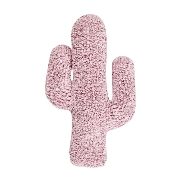 Ružový bavlnený vankúš Happy Decor Kids Cactus, 45 x 45 cm
