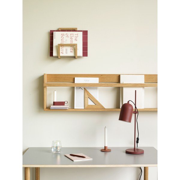 Poschodová/na obrázky polica z dubového dreva v prírodnej farbe 110 cm Display – Hübsch-image-2