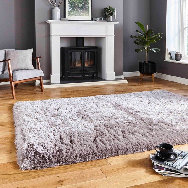 Svetlosivý ručne tuftovaný koberec Think Rugs Polar PL Light Grey, 60 × 120 cm-image-1