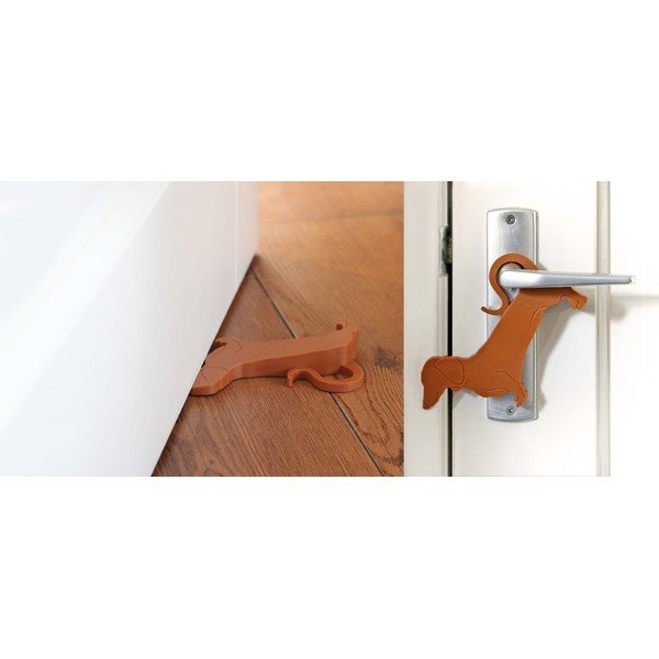 Zarážka do dverí Sausage Dog – Esschert Design-image-1