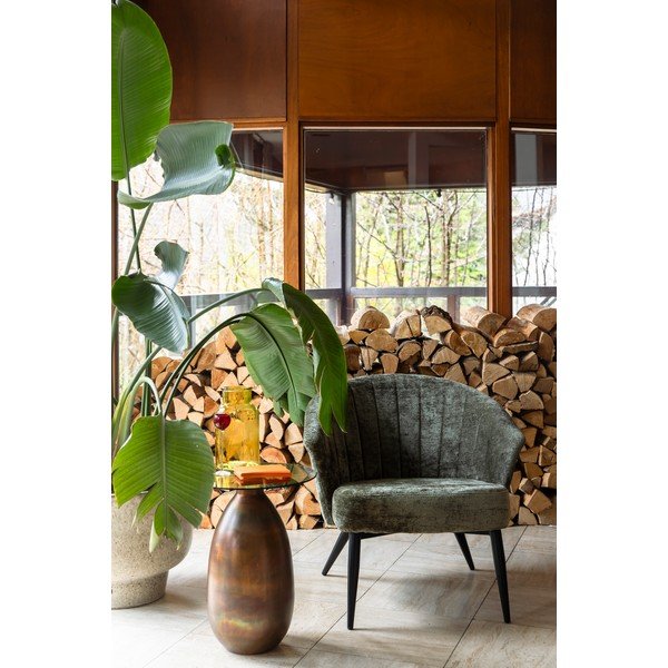 Zelené kreslo Georgia – Dutchbone-image-1