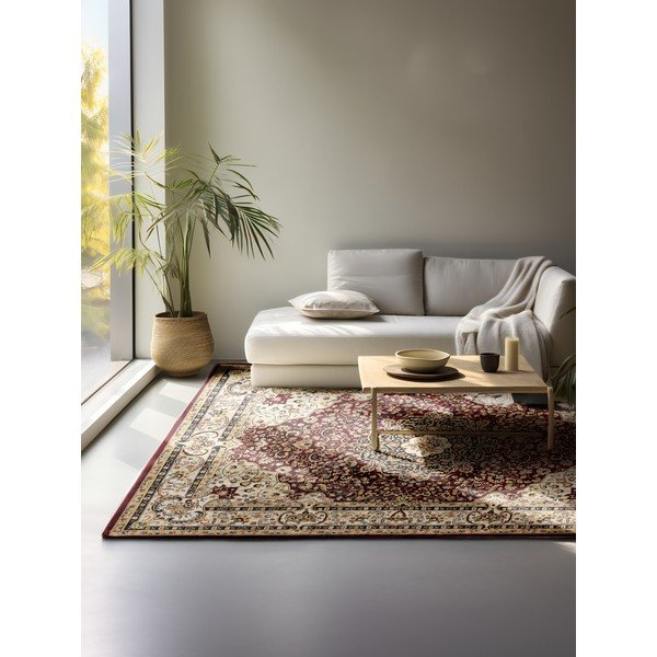 Vínovo-béžový koberec 160x235 cm Herat – Nouristan-image-1