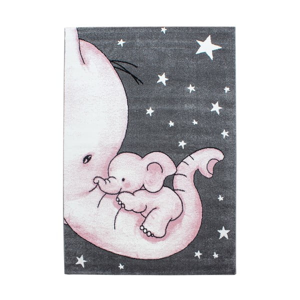 Ružovo-sivý detský koberec 120x170 cm Kids – Ayyildiz Carpets