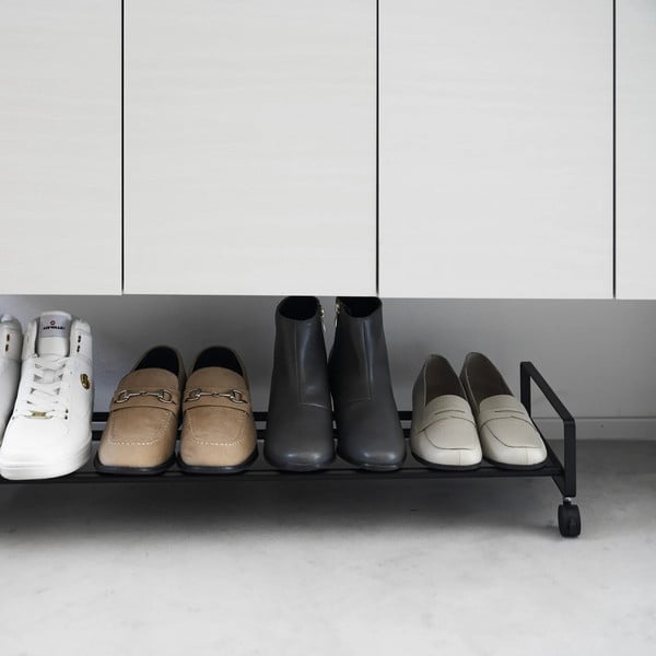 Čierny kovový stojan na topánky 83,5x14,5x27,5 cm Tower – YAMAZAKI-image-3