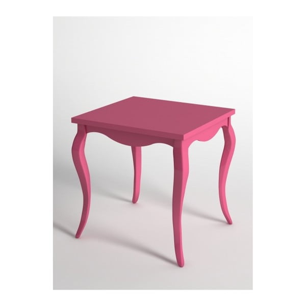 Ružový odkladací stolík Monte Perla