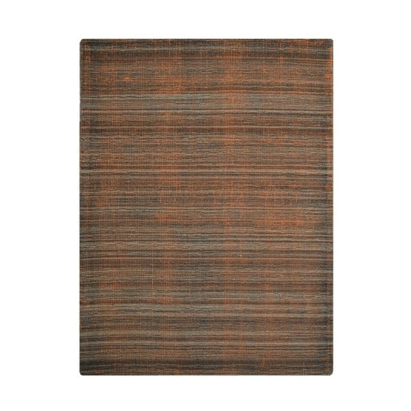 Sivo-oranžový vlnený koberec The Rug Republic Medanos, 230 x 160 cm
