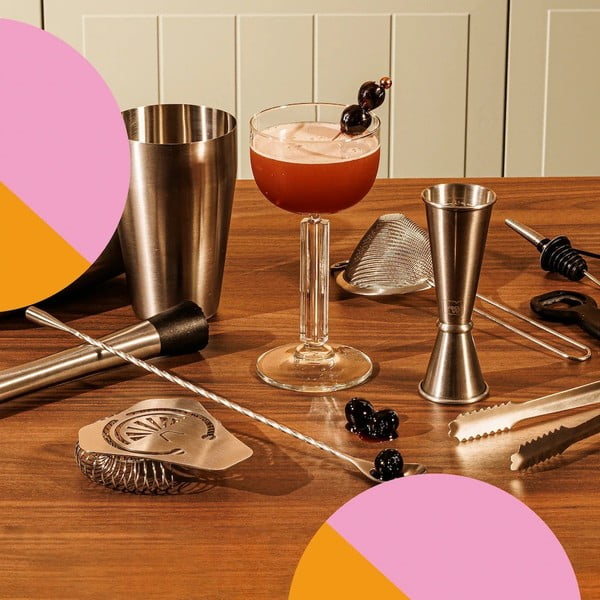 Antikoro súprava na prípravu koktailov Bar in Box – VacuVin-image-1