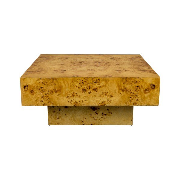 Konferenčný stolík v dekore orecha v prírodnej farbe 90x90 cm Quinn – Dutchbone