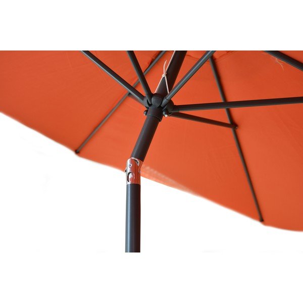 Oranžový slnečník ø 300 cm - Rojaplast-image-1