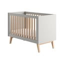 Sivá postieľka 60x120 cm Swing – Pinio