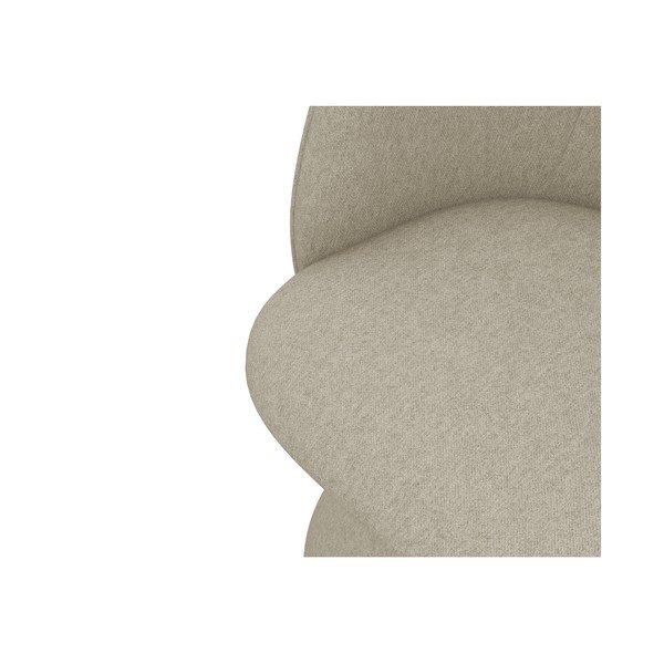 Béžové čalúnené jedálenské kreslo Maia – Makamii-image-4