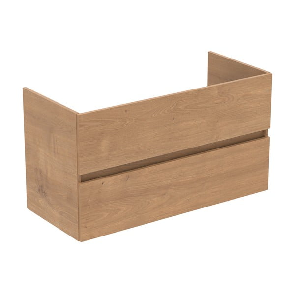 Závesná skrinka pod umývadlo v dekore duba v prírodnej farbe 100x55 cm Eurovit+ – Ideal Standard-image-2