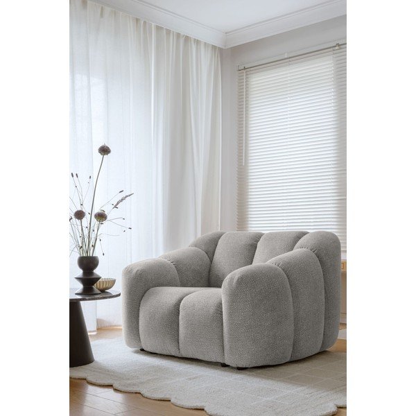 Svetlosivé kreslo Shell – Miuform-image-2