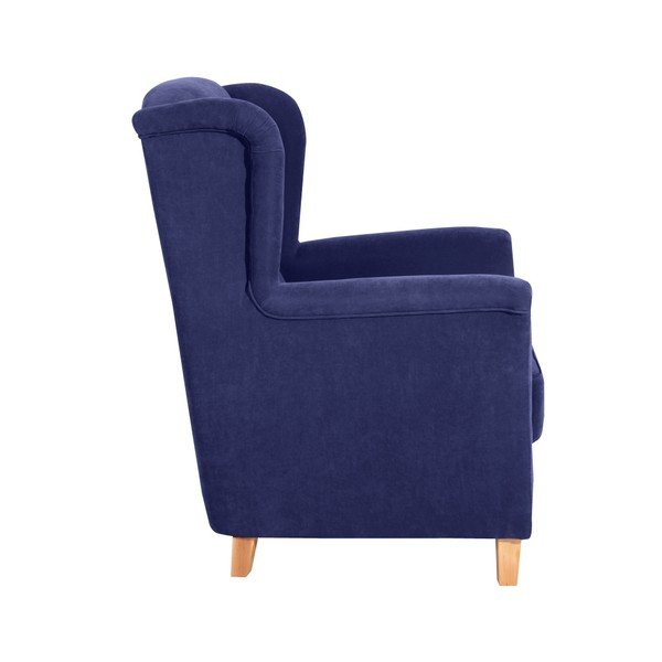 Modré kreslo Max Winzer Agnetha Velvet-image-2