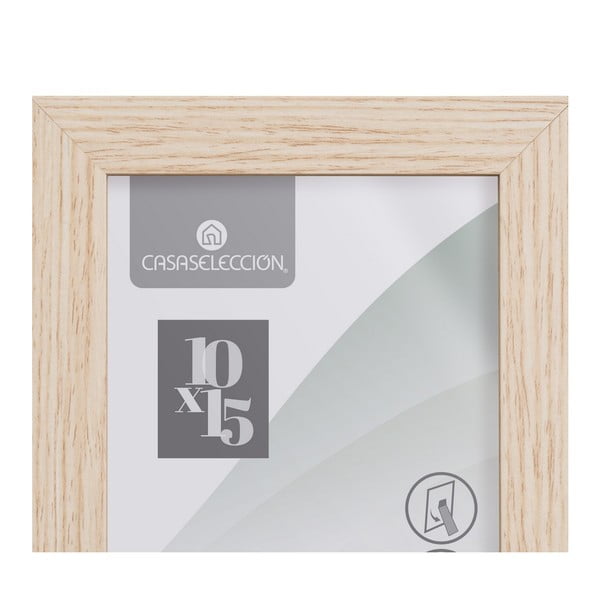 Stojací/na stenu rámček v prírodnej farbe 12,5x17,5 cm Sencillo – Casa Selección-image-1