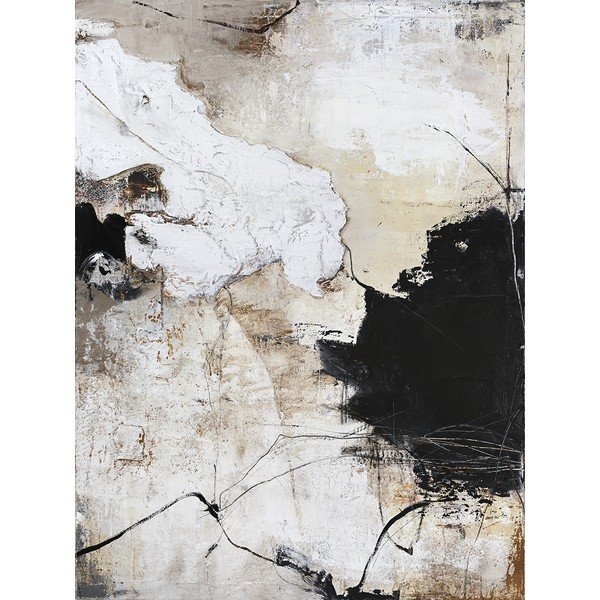 Tlačený/s ručne maľovanými prvkami obraz na plátne 90x118 cm Reform 1 – Malerifabrikken