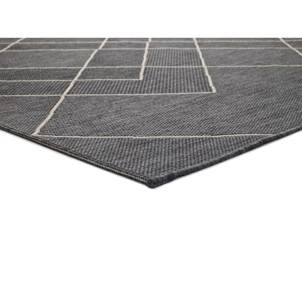 Sivý vonkajší koberec Universal Hibis, 135 x 190 cm-image-2