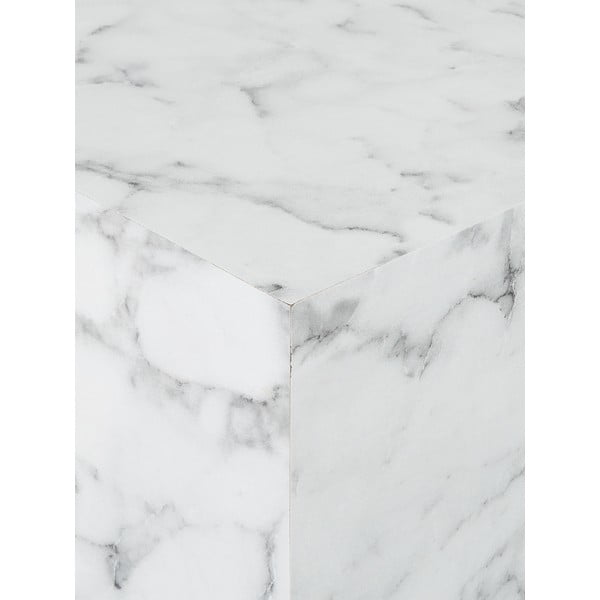 Odkladací stolík v mramorovom dekore Westwing Collection Lesley-image-1