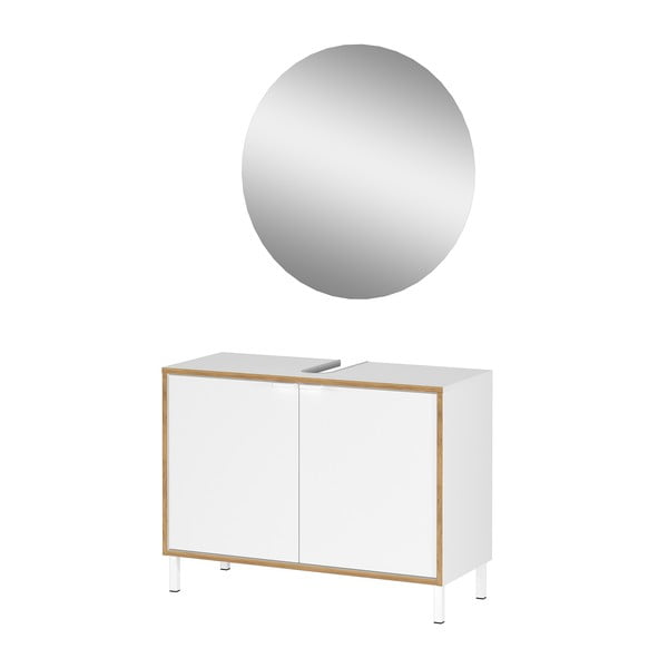 Biela kúpeľňová zostava Topeka – Germania