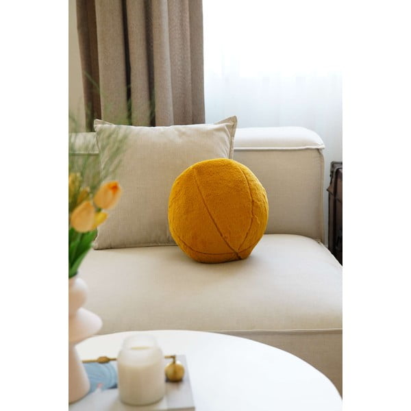 Dekoračný vankúš z mikroplyšu ø 25 cm Top – Mioli Decor-image-2