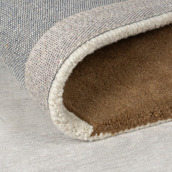 Hnedý/béžový ručne tkaný vlnený koberec 200x290 cm Glow – Flair Rugs-image-4