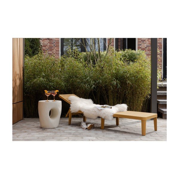 Plastový okrúhly záhradný stolík ø 40 cm Mica – WOOOD-image-1