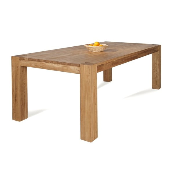 Jedálenský stôl z masívneho dubového dreva Solid, 85 x 170 cm
