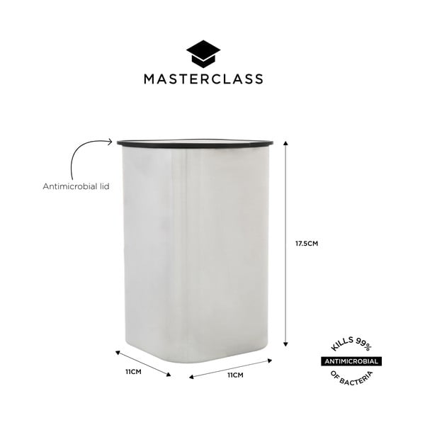 Dóza na potraviny z nehrdzavejúcej ocele Masterclass – Kitchen Craft-image-2