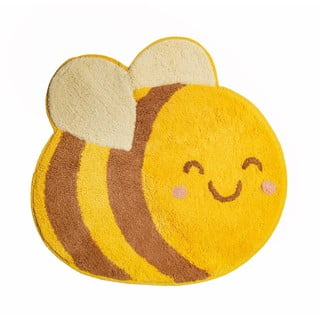 Oranžový detský bavlnený koberec Sass & Belle Bee Happy, 55,5 x 57 cm