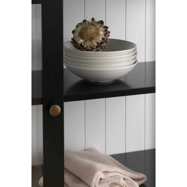 Čierna vitrína z MDF 98x193x34 cm Wilma – Ellos Home-image-2