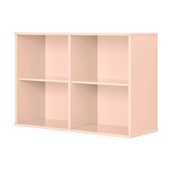 Svetloružová závesná knižnica 89x61x32,5 cm Mistral – Hammel Furniture-image-1