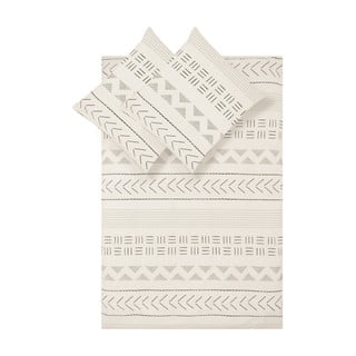 Béžové obliečky na dvojlôžko z bavlneného perkálu Westwing Collection, 200 x 200 cm