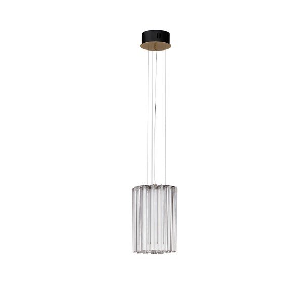 Oceľové LED závesné svietidlo so stmievačom v mosadznej farbe ø 22 cm Nol – Nova Luce